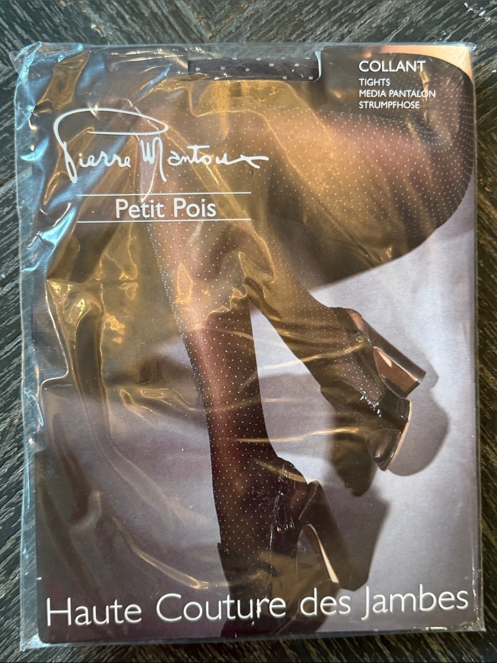 Petit Pois Black Sheer Tights